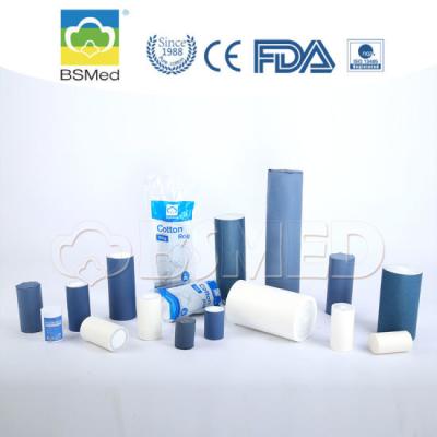 China Paper Wrapped Sterile Soft Roll , Odorless Sterile Absorbent Cotton Roll for sale