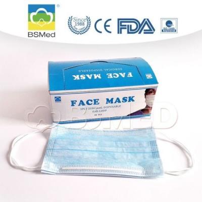 China 3 Layers Non Woven Cotton Face Mask For Daily Use CE Certification for sale