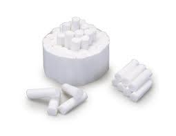 Chine Dental Cotton Wool Rolls 100% Cotton Wool Surgery Medical Disposable Absorbent Dental Cotton Pad Roll à vendre