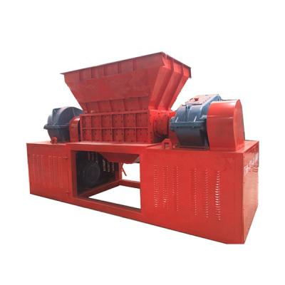China Double Shaft 2.2t 0.4T/H Waste Paper Crushing Machine for sale