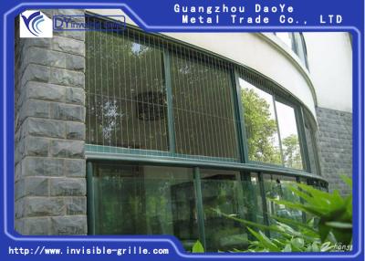 China Invisible Sliding Security Grilles No Blocked Vision Protects Children for sale