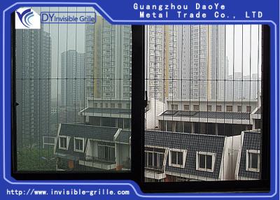 中国 Sstainlessの鋼鉄2 mm厚さワイヤー窓の見えないグリルのような丈夫な材料 販売のため