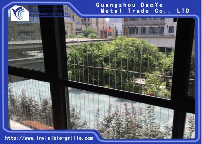 Chine Gril de sécurité de fenêtre de porte de filets de preuve d'enfant, gril invisible de tissu pour rideaux de sécurité à vendre