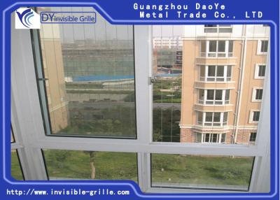 China Grade invisível fixada da segurança da janela, grade de janela de aço inoxidável à venda