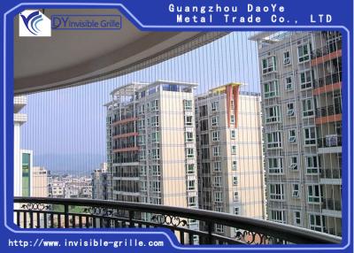 中国 見えないバルコニーの安全グリルは、家のための眺めの安全グリルをよくする 販売のため