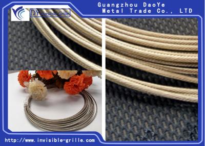 China Conductor inoxidable Material de la plata del alambre de acero de las parrillas invisibles antis del moho en venta
