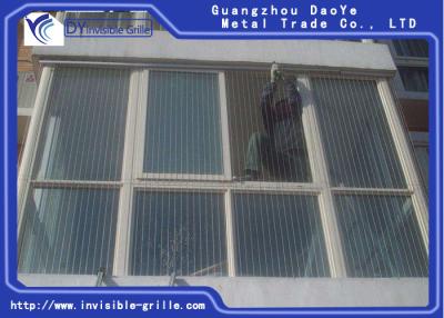 China Parrilla invisible fija neta del alambre de seguridad 304# en venta