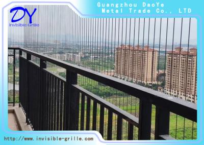 China Day Care Homes Balcony Invisible Grille 316 Stainless Steel for sale
