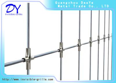 China Cuerda de alambre de acero inoxidable de la parrilla invisible de nylon 316 en venta
