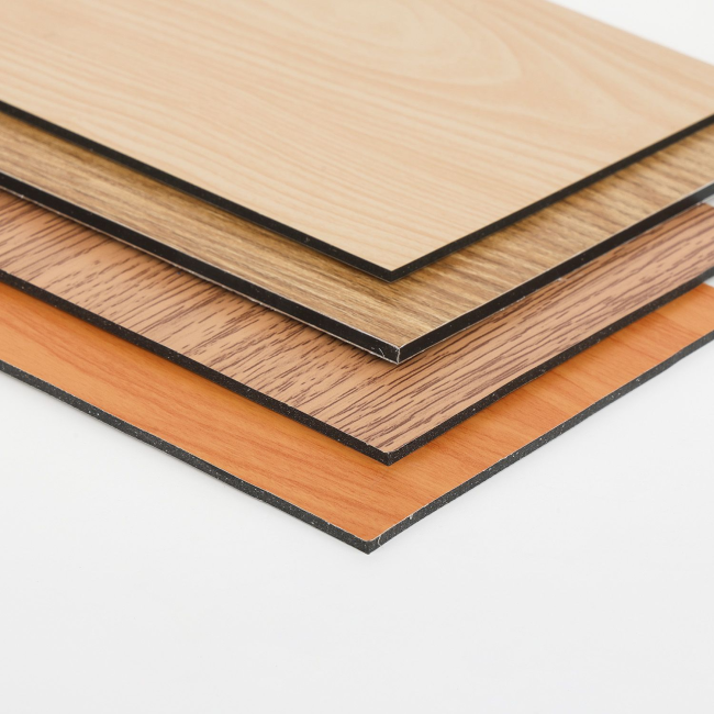 Wooden ACP panel installation example