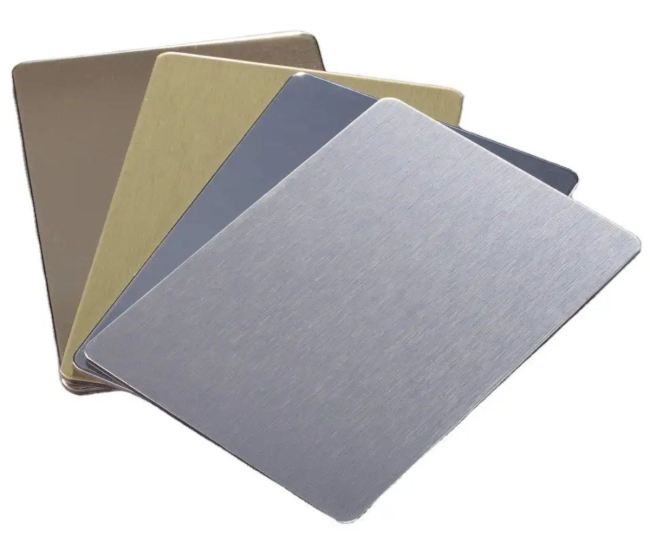 Sea Blue PE Aluminum Composite Panel sample