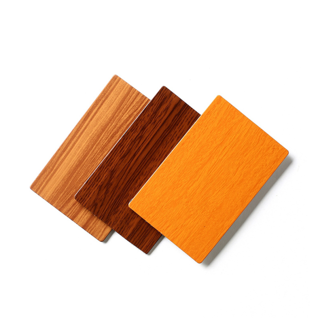 Aluminum 3D-Core panel decorative options