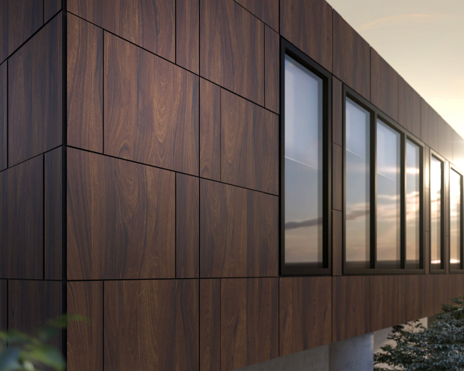 Aluminum 3D-Core panel interior application