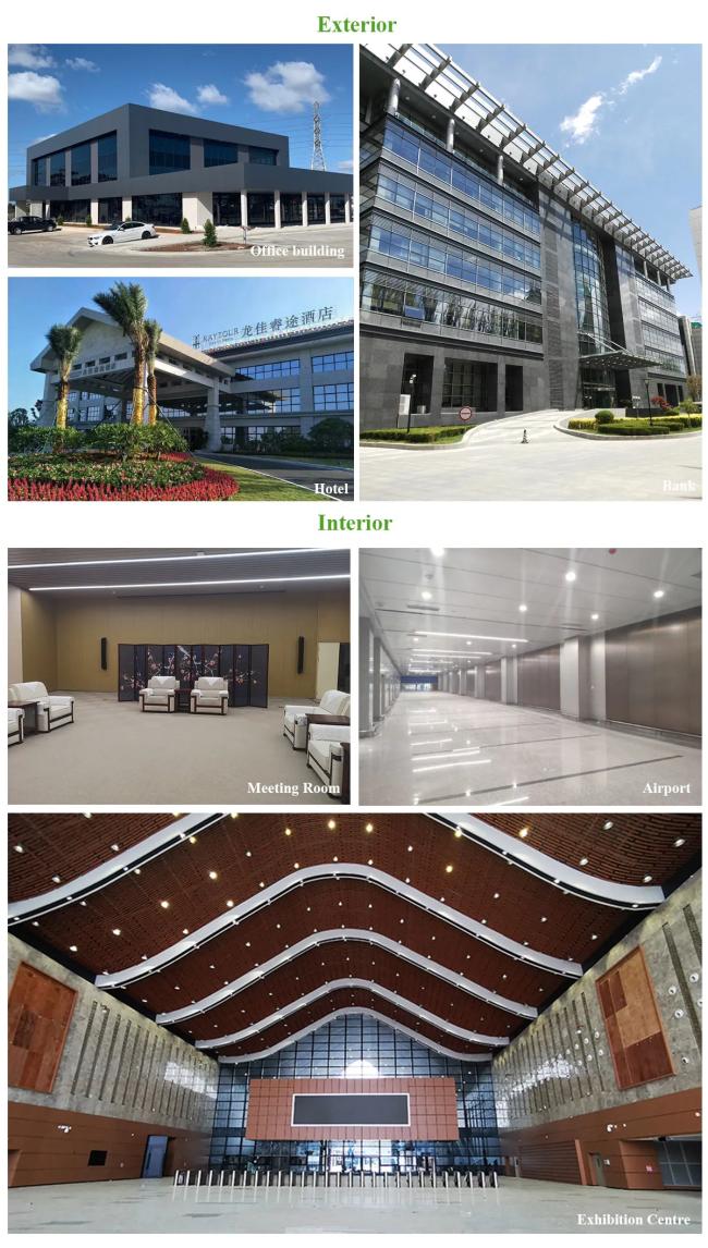 Aluminum composite panel applications in building construction