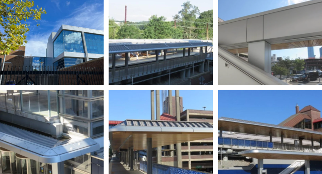 Customizable PVDF panel sizes and installations