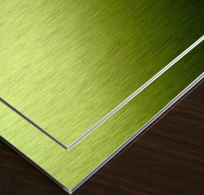 3mm,4mm Metallic Texture brushed ACP for Interior Wall Decoration, Signage Board
