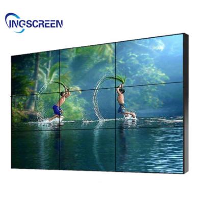 China 3×3 Ultra Narrow 1080P Wall Lcd Display Lcd Advertising Screen 55 Inch 16.7M Color for sale