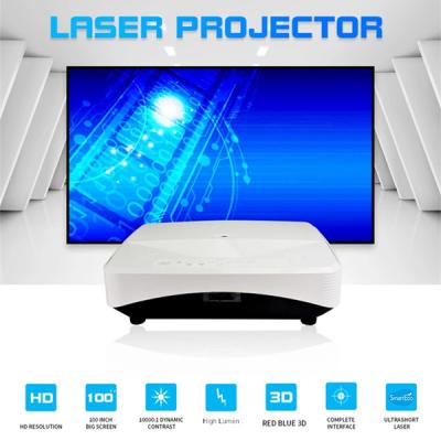 China FCC Mini Projector Full Hd 1080P HD Projector 3500 Ansi Lumens For Advertising for sale