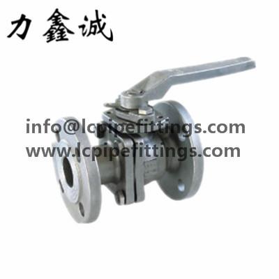 China Stainless Steel 2PC FLANGED BALL VALVE(JIS) JIS 10K FOUR PORT JIS B2002 SCS13A/SCS14A for sale