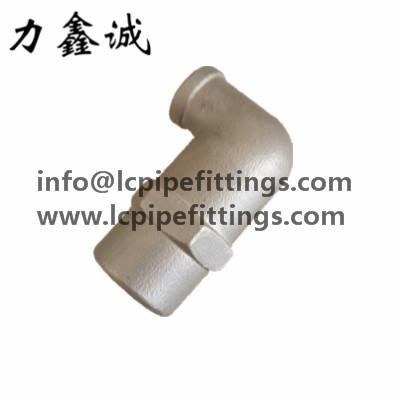 China Stainless steel pipe fittings 90degree elbow thread BSP/NPT fittings 150LB low pressure water fittings for sale