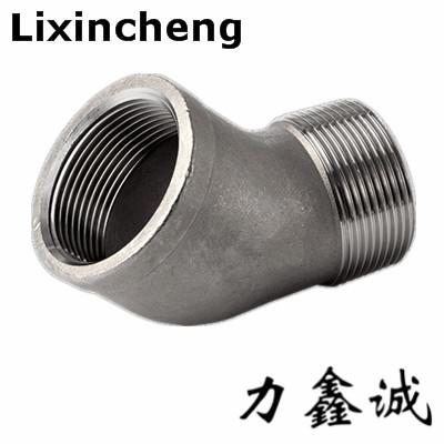 China Stainless steel pipe fittings 90degree elbow thread BSP/NPT fittings 150LB low pressure water fittings for sale