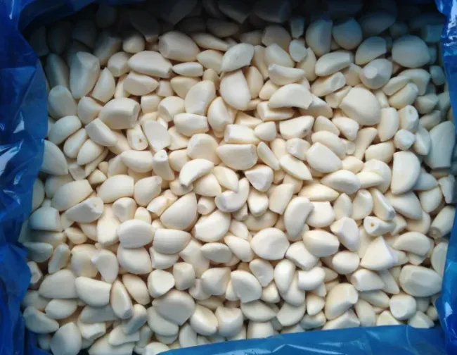 IQF Frozen Peeled Garlic Cloves From China Supplier