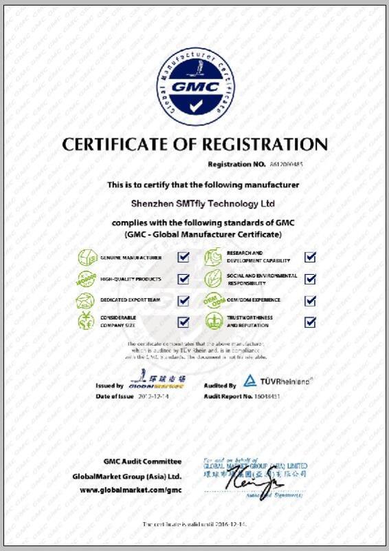 GMC - Shenzhen SMTfly Electronic Equipment Manufactory Limited