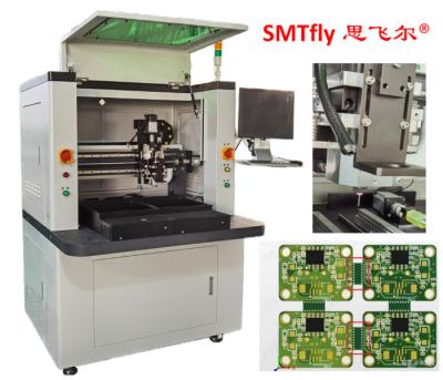 China 0.3mm Thick 80mm/S PCB Depaneling Router Machine for Final Cutting for sale