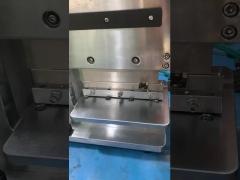 Pneumatic PCB Depanelizer with Solid Iron Frame and 2 Sharp Linear Blades