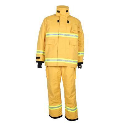 China Fire Fighting Garment ESA Protective Firefighters Uniforms Fire Repellent Clothing for sale