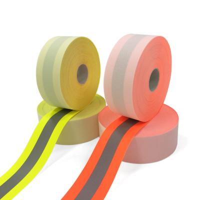 China High Visibility Reflective Strips For Clothing Firefighter Suits Fr Grade Yellow Orange Silver for sale