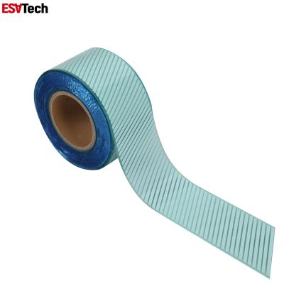 China Polyurethane Iridescent Reflective Heat Transfer Film Retro Reflex Tape Hi Vis Segmented EN20471 for sale