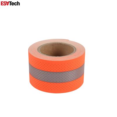 China Sew On Fire Resistant Reflective Fabric Tape FR Reflective Tape For Safety Wear for sale
