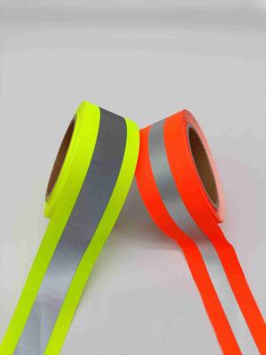 中国 販売の緑反射テープ革紐のための赤い反射ウェビング 販売のため