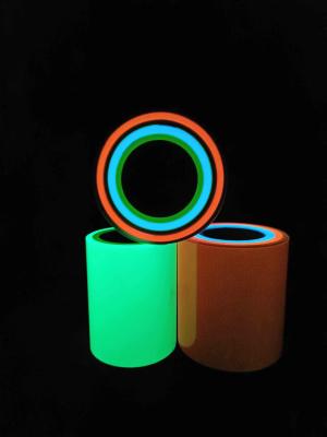 China 1 Inch Anti Slip Glow In The Dark Stair Tape Truck Bike Luminous Stickers for sale