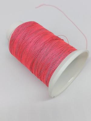 中国 Sのタイプ ポリエステルはヤーンの異なった色の金属刺繍の糸ヤーンを金属で処理した 販売のため