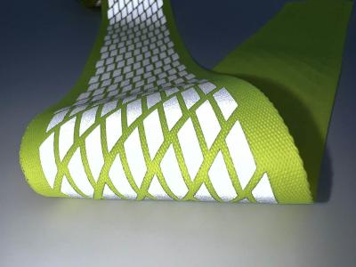 China PET TPU cinta reflectante de transferencia de calor para ropa de moda zapatos sombrero en venta
