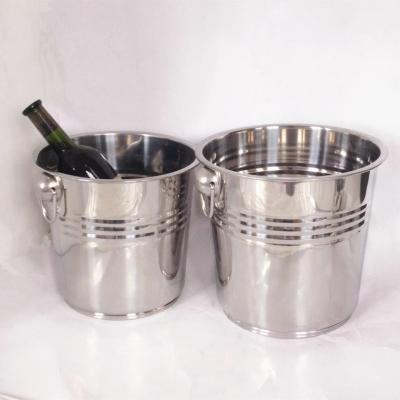 China popular style stainless steel bucket for cool the beer & 5-10L  ice bucket & ice container for sale