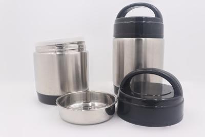 China 1L High-end double layer insulated storage food container grade stainless steel lunch box for sale
