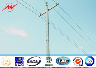 China línea eléctrica afilada de establecimiento de la transmisión de Electric Power postes de la altura total de la profundidad el 13m de los 2m en venta