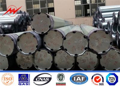 China Polos bondes de aço octogonais galvanizados, metal polos de serviço público da transmissão da qualidade à venda