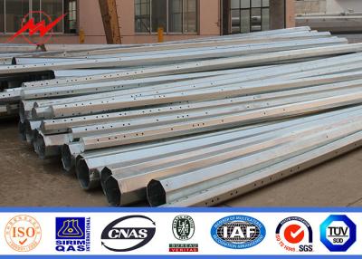 China 25FT 2.5mm Thickenss Hot Dip Galvanized Steel Pole Philippines NEA Standard for sale