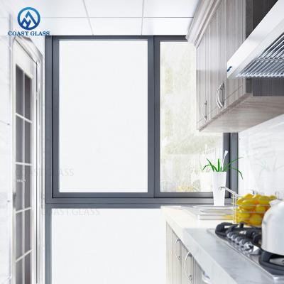 China PDLC Privacy Film Switchable Film Smart Electric Plain White Dimming Glass Electronic Window for sale