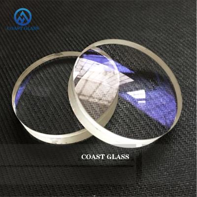 China Circular Optical Windows Polished Clear Surface Finish Plate Color Material Fused Silica Quartz Glass for sale