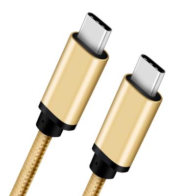 China Cable de nylon del Usb C a del Usb C de la trenza, tipo cable de datos de C para Samsung S9/S8 en venta