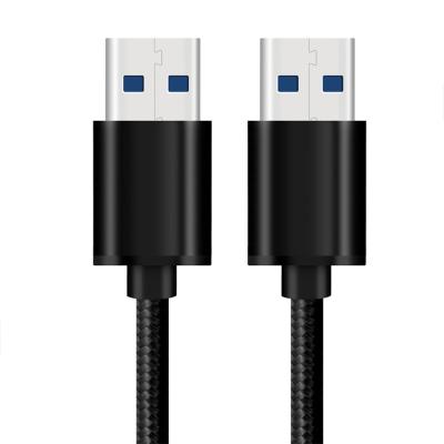 China Double USB High Speed Usb Cable , Gold Plated Connector USB Data Transfer Cable for sale