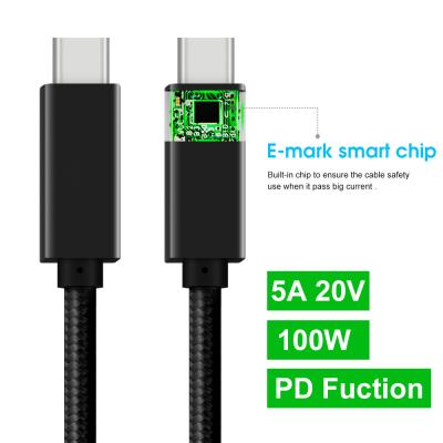 Chine Type chargeur de Plugable thunderbolt3 USB de palladium de la fourniture de courant du câble 40GB/s 100W 60W de C à vendre