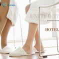 China Calçados flexíveis descartáveis de hotel Calçados descartáveis respiráveis para hóspedes à venda