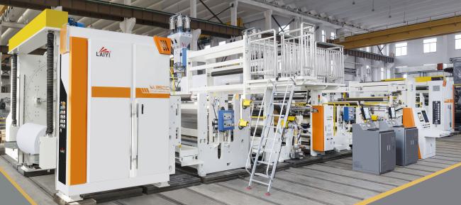 Release paper extrusion machine component
