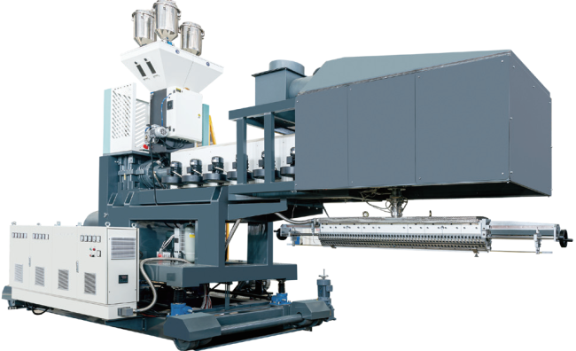 Extrusion laminating machine component view 2